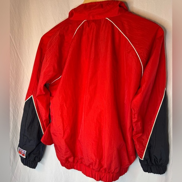 Chicago Bulls Jacket Windbreaker (Jump Ball NBA) Zip Up Youth Size medium - Picture 5 of 8